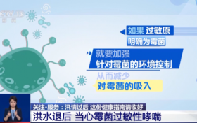 洪水退后当心霉菌过敏性哮喘 这份健康指南请收好